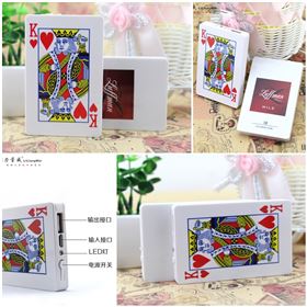 超薄聚合物移動(dòng)電源2200毫安 名片移動(dòng)電源定制禮品LOGO驗(yàn)鈔充電寶