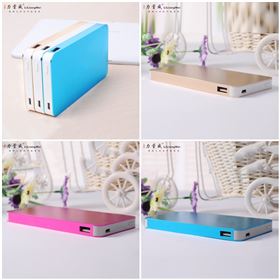 超薄聚合物移動(dòng)電源 自帶線移動(dòng)電源充電寶定制