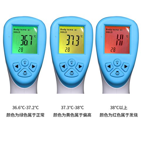 力量威體溫槍生產(chǎn)廠家 額溫槍廠家 出口證件齊全體溫計(jì)工廠