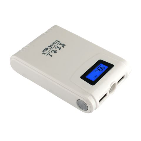 力量威 圣誕帶液晶屏移動電源10000毫安多功能安全充電寶