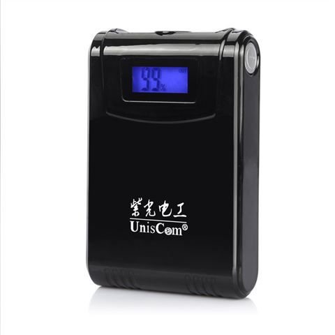 力量威 圣誕帶液晶屏移動電源10000毫安多功能安全充電寶