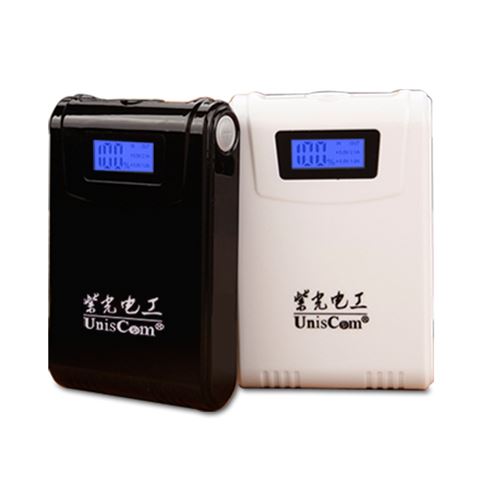 力量威 圣誕帶液晶屏移動電源10000毫安多功能安全充電寶