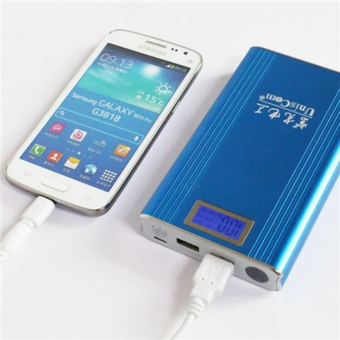 力量威lcd智能移動電源18000m
