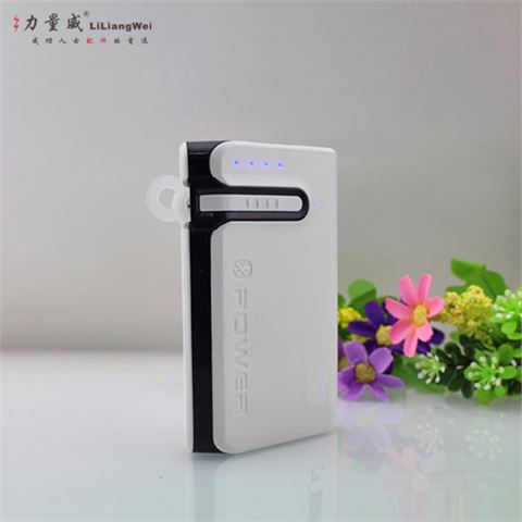 藍(lán)牙耳機(jī)移動(dòng)電源 移動(dòng)電源定制6600mAh充電寶
