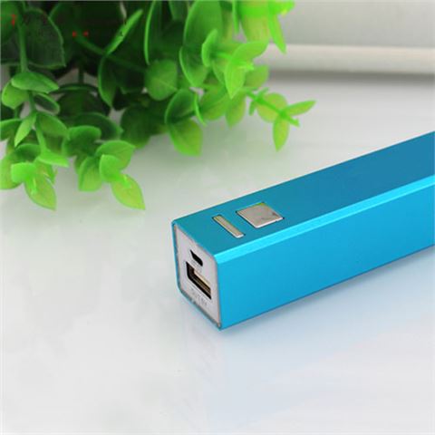 方管移動電源2600毫安 鋁殼移動電源定制LOGO
