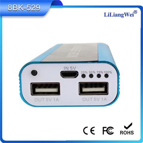 鋁殼移動(dòng)電源5200毫安 移動(dòng)電源充電寶定制禮品
