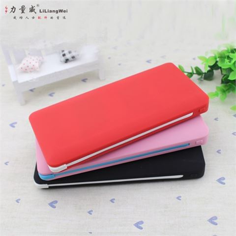 超薄聚合物移動(dòng)電源 自帶線移動(dòng)電源充電寶定制
