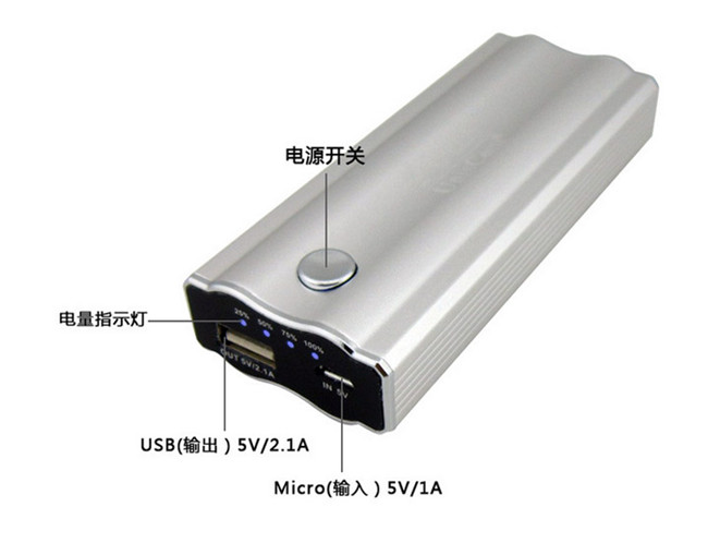 雙LED移動電源