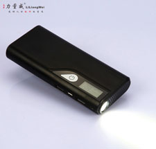 液晶顯示LCD迷你移動(dòng)電源15000m毫安通用充電寶