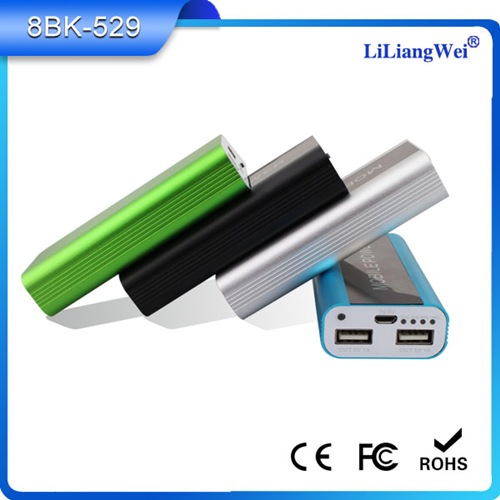 鋁殼移動(dòng)電源5200毫安 移動(dòng)電源充電寶定制禮品