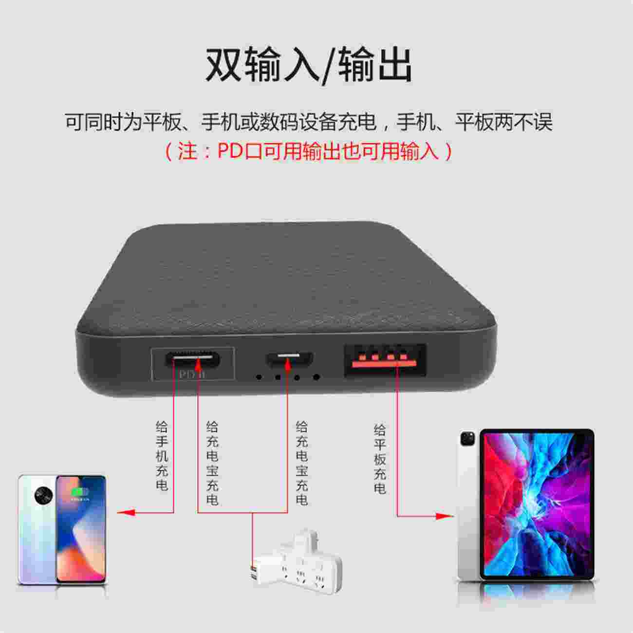 8BK-H185快充移動(dòng)電源  力量威移動(dòng)電源生產(chǎn)廠商