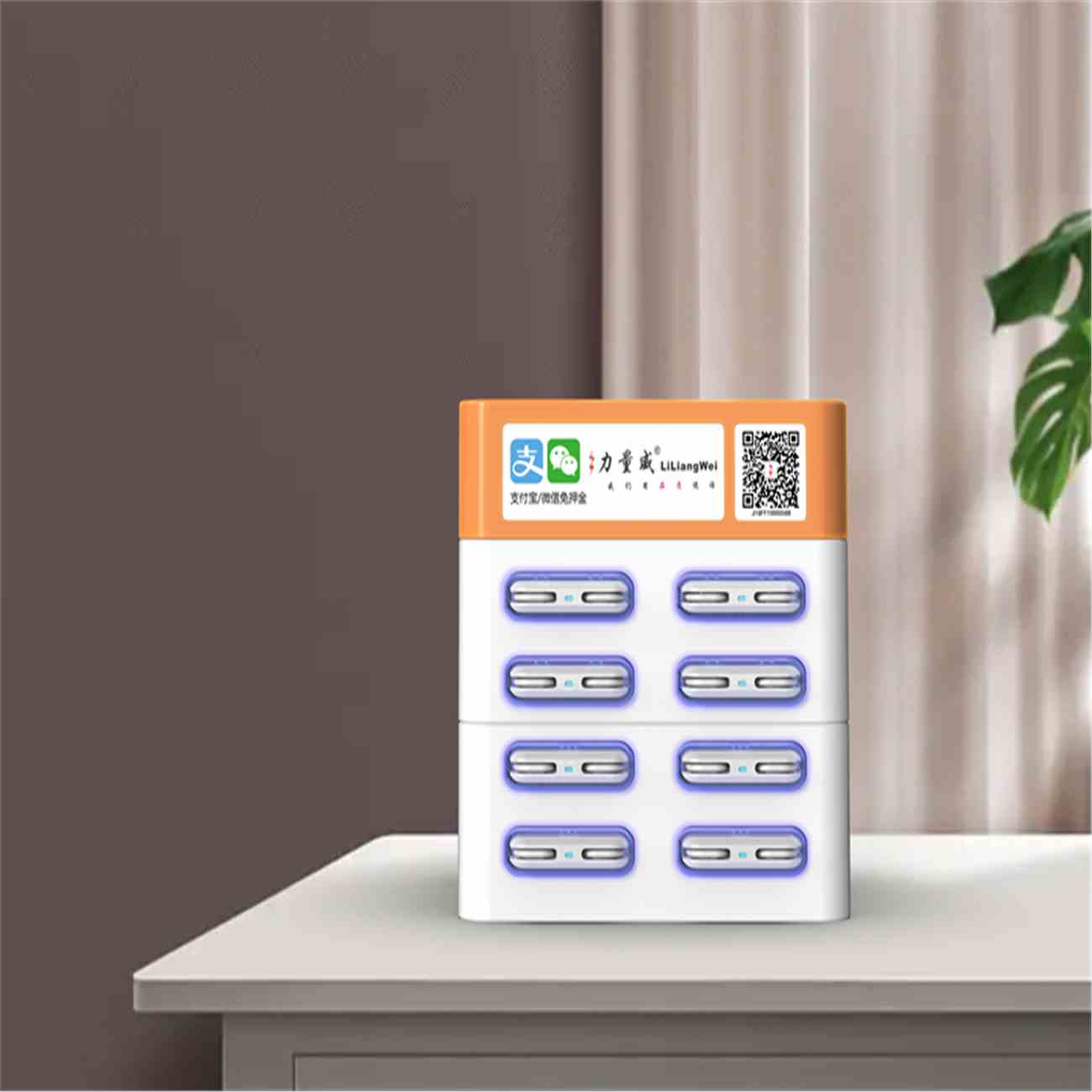 力量威8口疊加共享充電寶機(jī)柜生產(chǎn)制造定制工廠可出口海外